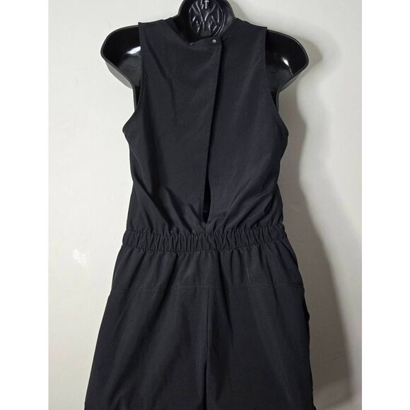 Zella Getaway Sporty Sleeveless Romper Size XS Black Jumper Playsuit Nordstrom - Picture 5 of 6